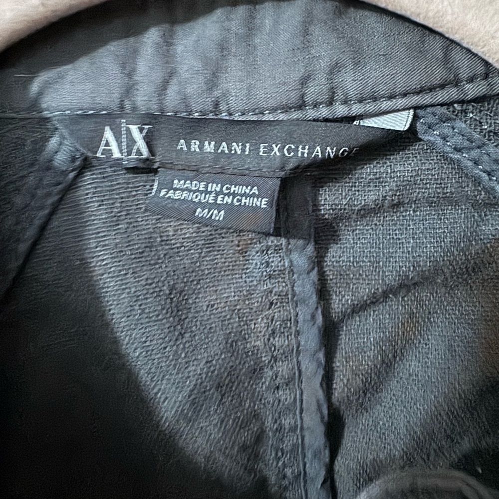 Armani Exchange Charcoal Outerwear